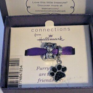 CONNECTIONS HALLMARK "Furry Friends Are The Best Friends Ever" Paw Puppy Charms